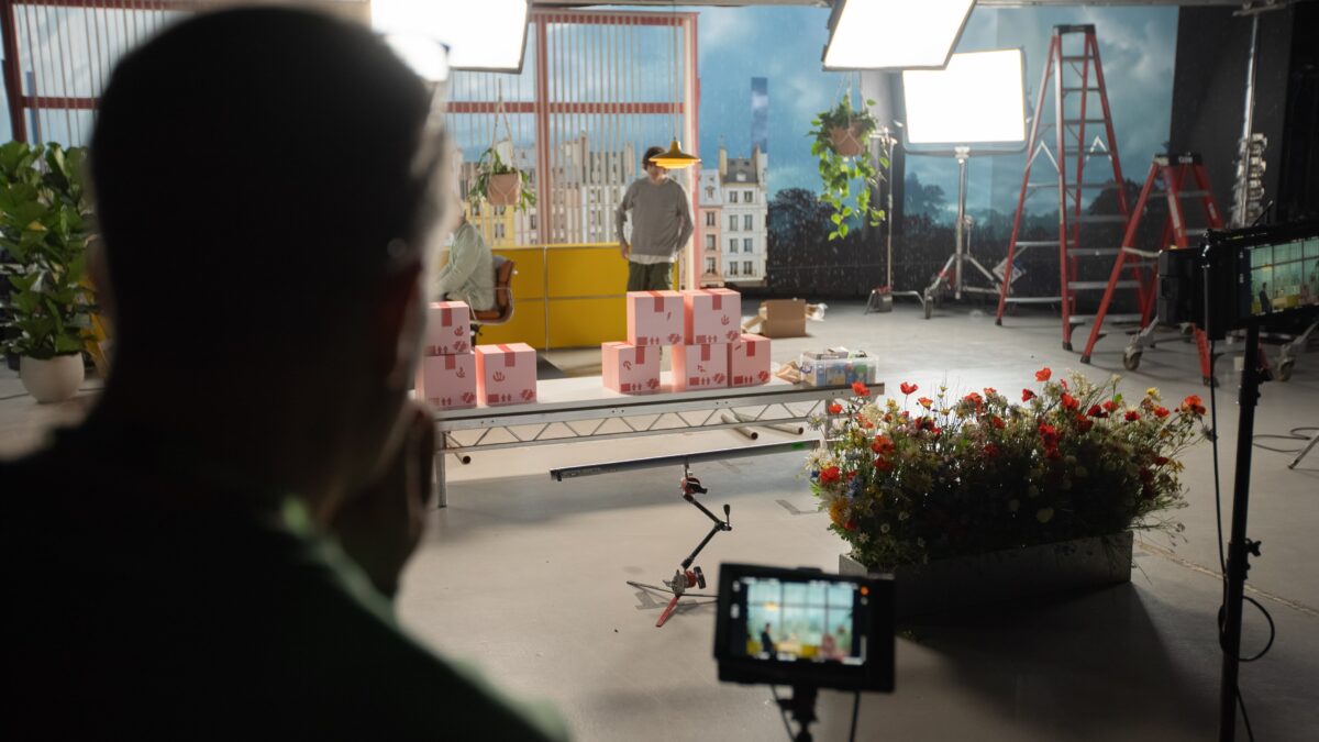 Virtual Production BTS at Garden Studios with Mother London and DPD